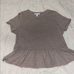 Peplum style loose blouse